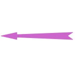 Xplo - flèche marqueur adhésif violet