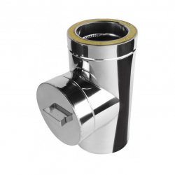 Prodmax - système de cheminée isolé à double paroi résistant à la chaleur - trou de lavage