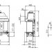 Kal-fire - un insert de cheminée avec un foyer 3D G70 / 44S
